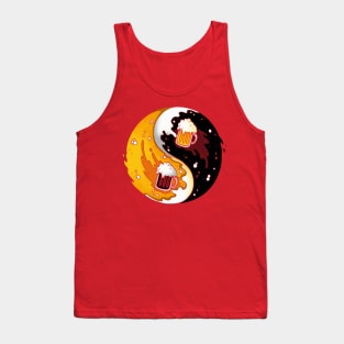 Ying Yang Beer Tank Top